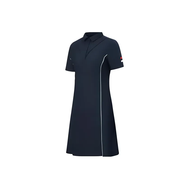 RAPIDO Short Sleeved Dresses Women's Navy Blue-0
