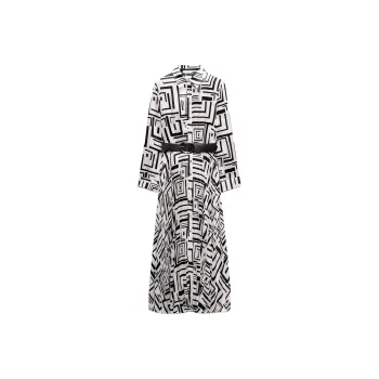ZARA Long-Sleeved Dresses Women's Nude/Black