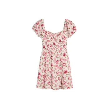 Hollister Short-Sleeved Dresses Women's White Floral