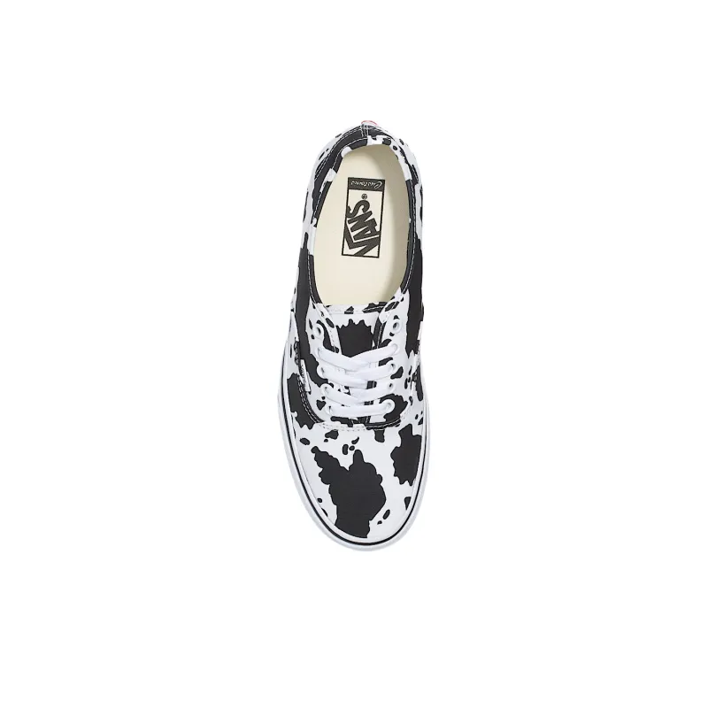 Vans Authentic Low Top Skateboard Shoes Unisex Black White-2