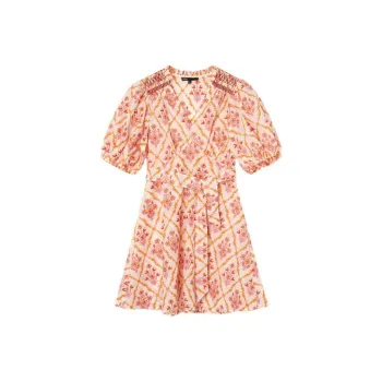 Maje Short-Sleeved Dresses Women's Orange