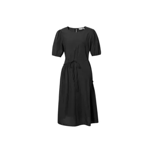 SEIFINI Short-Sleeved Dresses Women's Black