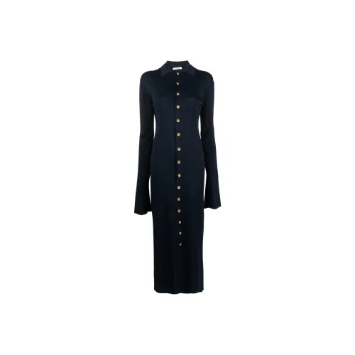 THE ROW Long-Sleeved Dresses Women's Navy