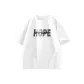 [100% cotton]White (Stacked Letter)