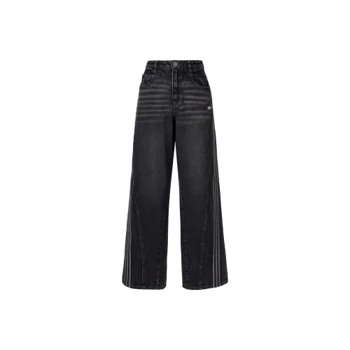 Adidas Originals Adicolor Classic Jeans Women's Medium Denim Black