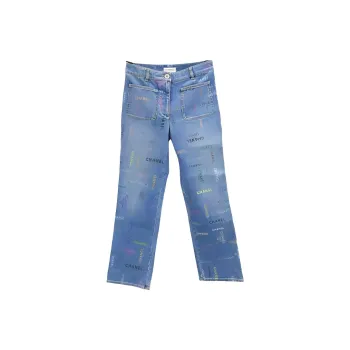 CHANEL Jeans Women's Blue