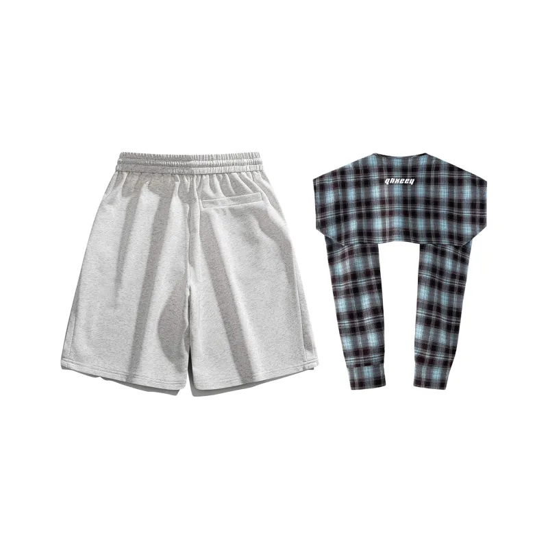 Qnxeey Casual Pants Unisex-5