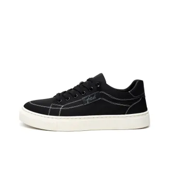 FED Low Top Skateboard Shoes Men's Black