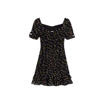 Bebe SS24 Short Sleeved Dresses Women's Heather Black