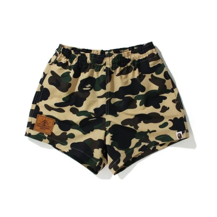 A BATHING APE 1st Camo Boxers M Yellow-2