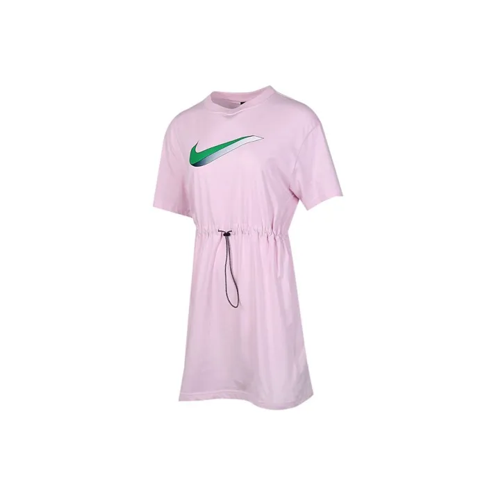 Nike Short Sleeved Dress Women's Pink-0