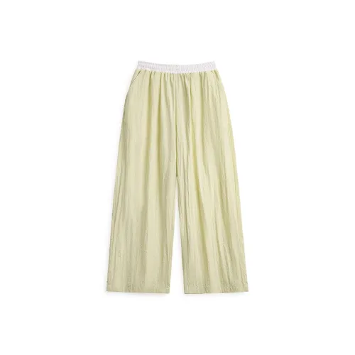 MADEN Casual Pants Women's Goose Egg Yellow