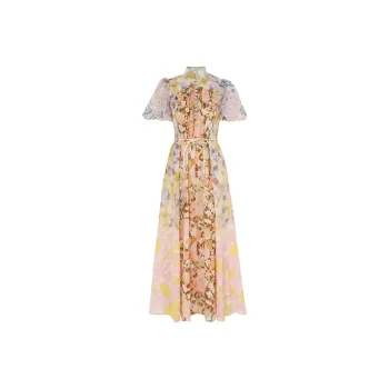 Zimmermann Pop Puff Sleeved Maxi Dress