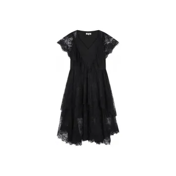 UOOYAA FW22 Dress Women's Black