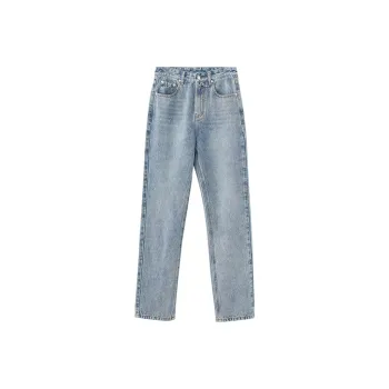 SOLWEIGE Straight Jeans Women's Pale Blue