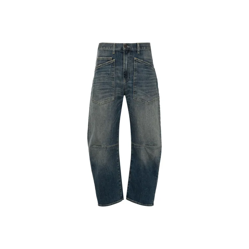 NILI LOTAN Shon High rise Tapered Jeans-0