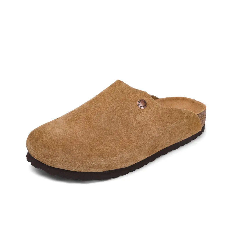 Khadgar EVA Cork Sole Quiet Abrasion Resistant Slip Resistant Closed Toe Slippers Unisex-21