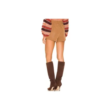FREE PEOPLE Casual Shorts Women's Dark Brown