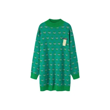 NO ONE ELSE Long-Sleeved Dresses Women's Cactus Green