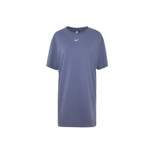 Nike Short Sleeved Dresses Women's Dark Purple