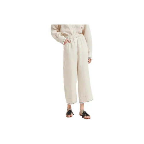 Brunello Cucinelli Casual Pants Women's Beige