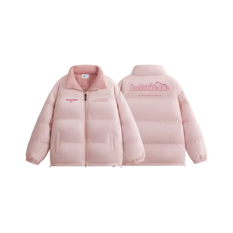 Warrior Ride The Wind Collection Open Ended Smile Collection Puffer Jacket Unisex-5