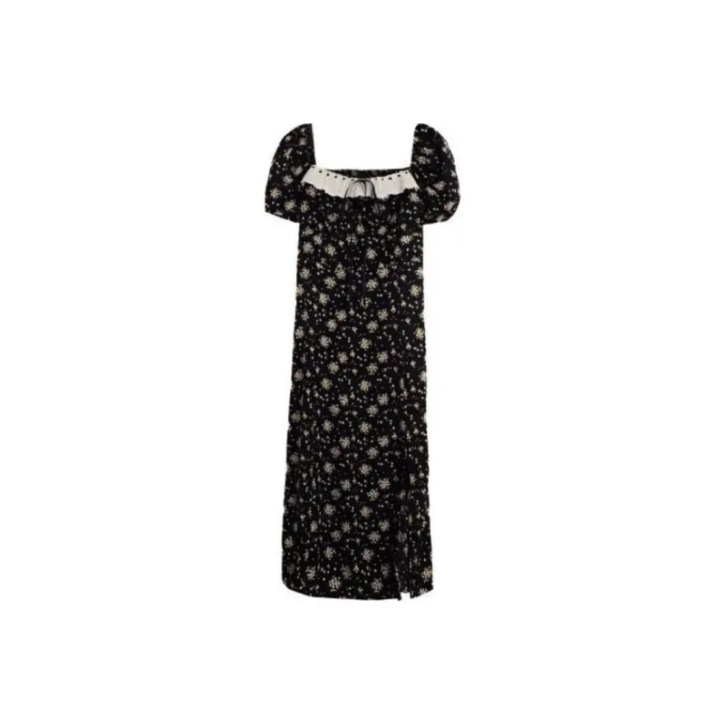 Olrain Short Sleeved Dresses Women's Multicolor-0