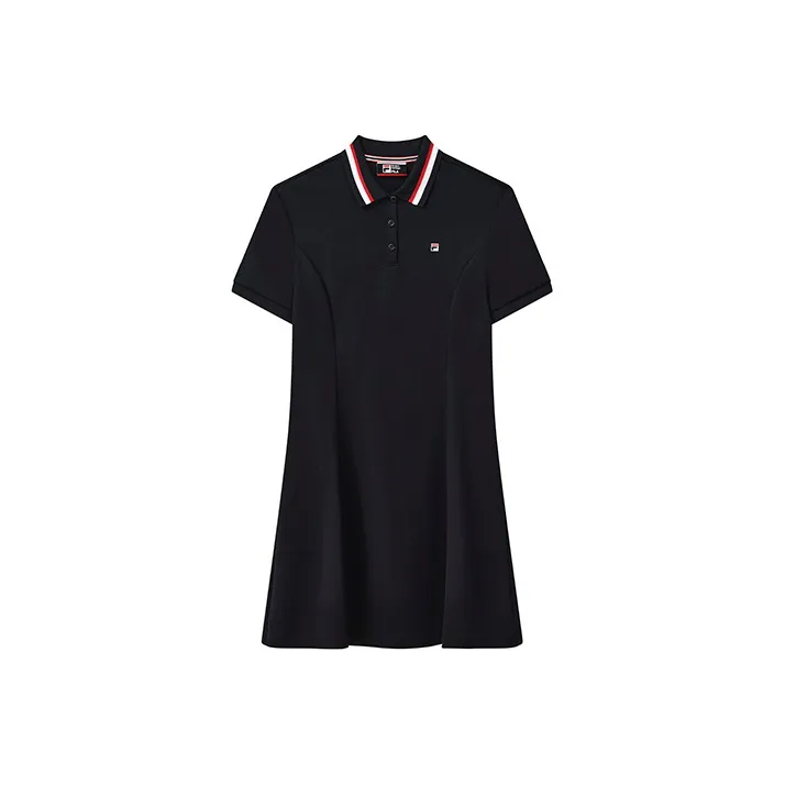FILA Short Sleeved Dress Women's Legend Blue-0