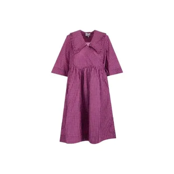 GANNI Long Sleeved Dresses Women's Rose Pink