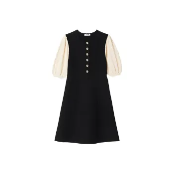 Sandro Short Sleeved Dresses Women's Black