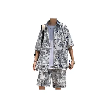 ZWWWZ Shirt Matching Set Unisex