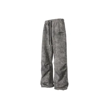 MASKPARK Casual Pants Unisex Tie Dye Black