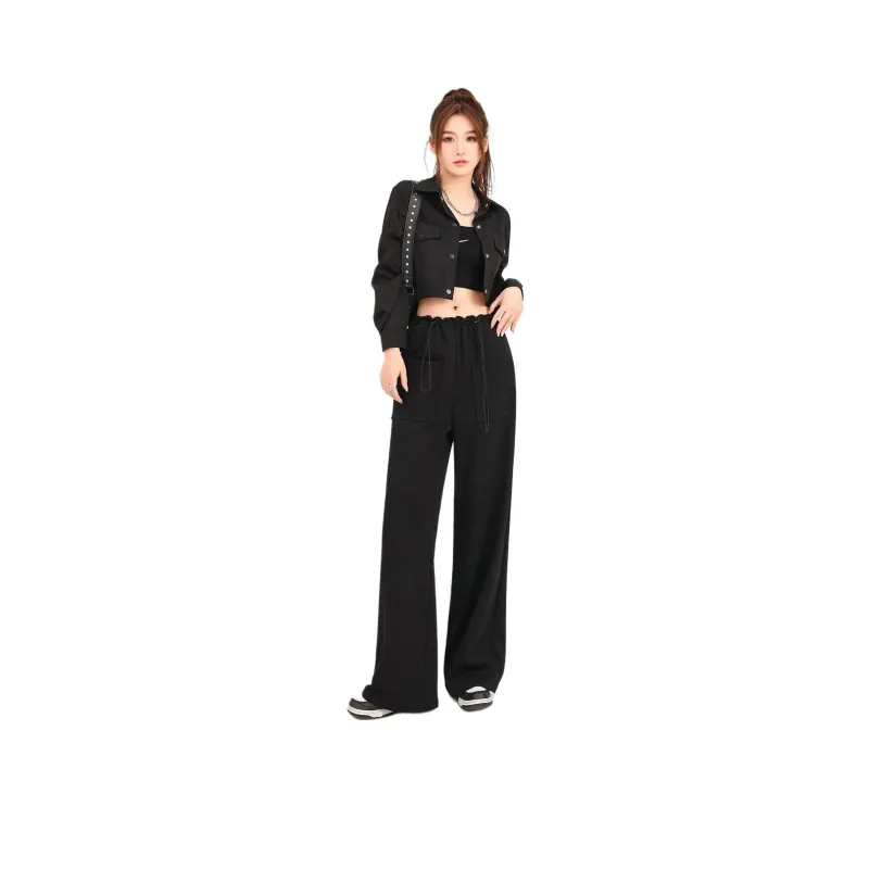 OTHERMIX Casual Pants Women's Black-0