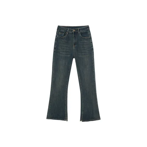 FAWENXIANGZI Jeans Women's Blue