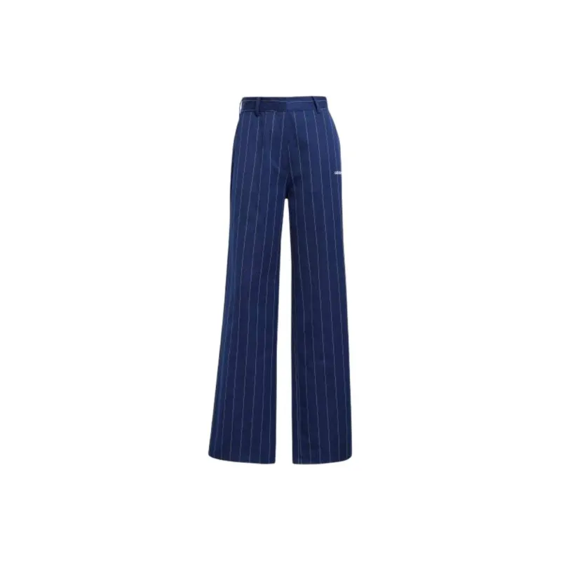 Adidas Originals Pinstripe Twill Loose Pants-0