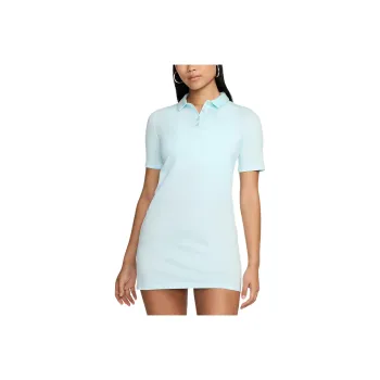 Nike Sportswear Short Sleeved Dresses Women's Glacier Blue/White