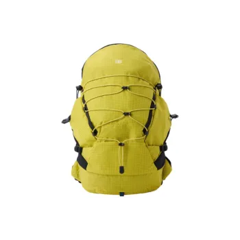 KOLON SPORT Fabric Backpack Unisex Mustard Yellow