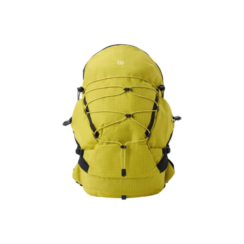 KOLON SPORT Fabric Backpack Unisex Mustard Yellow-0