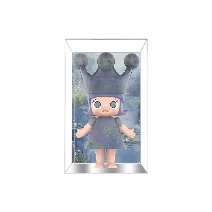 KGBOX Compatibility Bubbles Pop Mart Molly Monet Water Lily Princess 1000% Acrylic Model Accessories-7