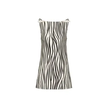 Valentino Sleeveless Dresses Women's White Black