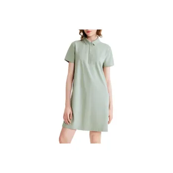 AIGLE Short-Sleeved Dresses Women's Turquoise Nouveau Green