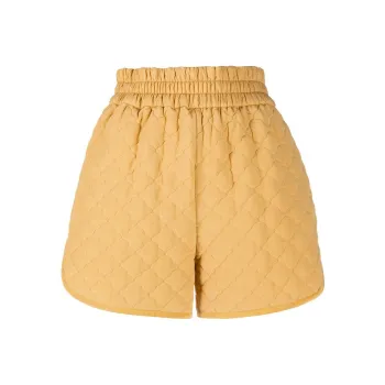 FENDI SS22 Casual Shorts Women's Yellow
