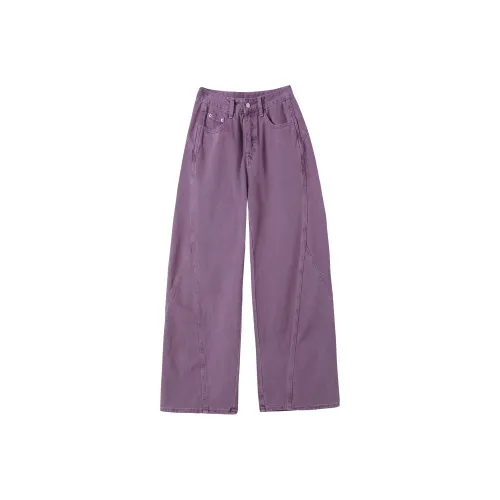 HTHK Jeans Women's Grape Purple