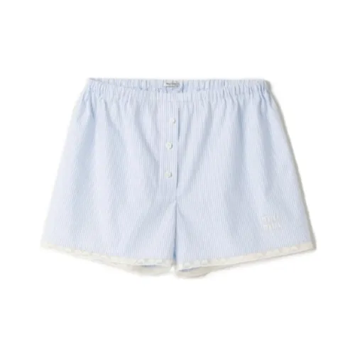 MIU MIU SS23 Casual Shorts Unisex Blue