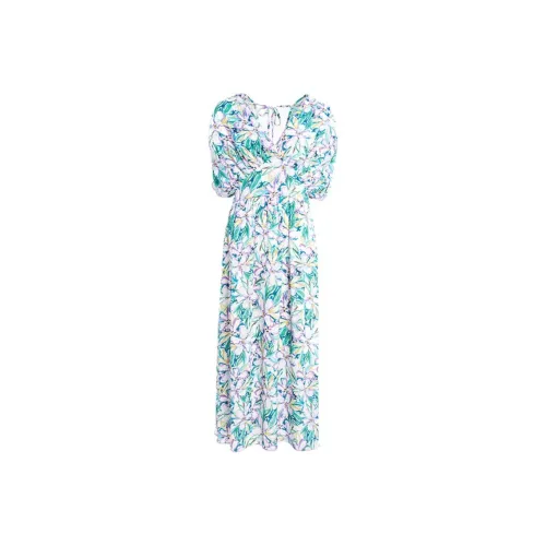 BESIONIA SS24 Short Sleeved Dress Women's Green