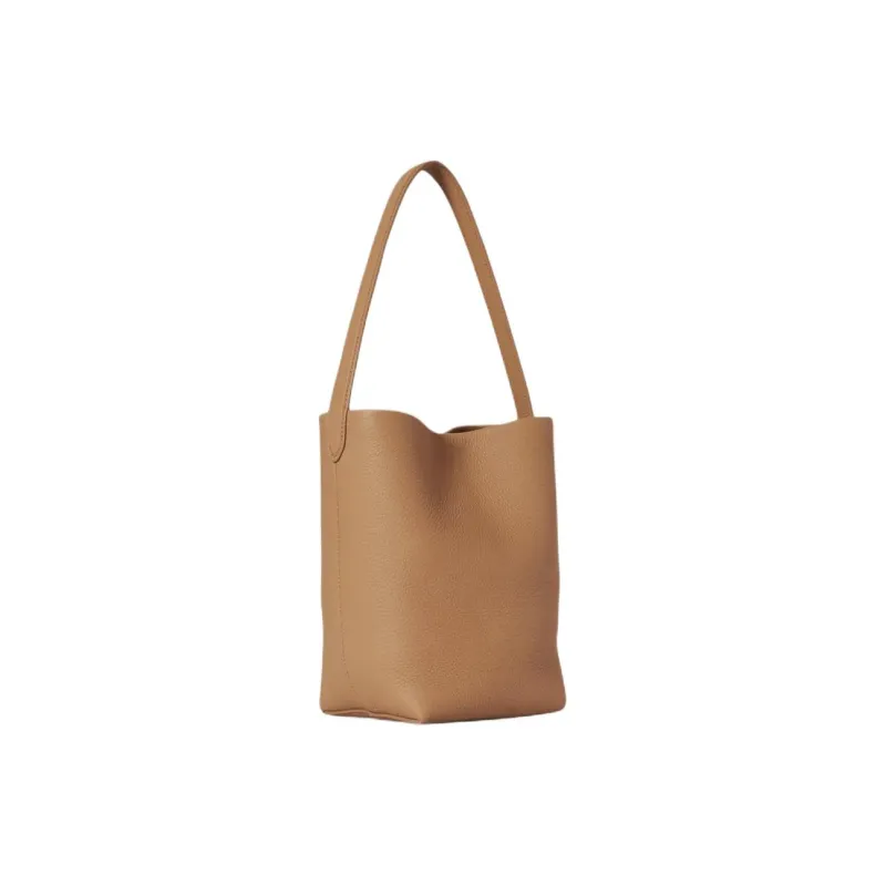 THE ROW N/S Park Grained Calfskin Tote Bag Shopping Bag Shoulder Bag Handbag Small Size Women's Cinnamon-1