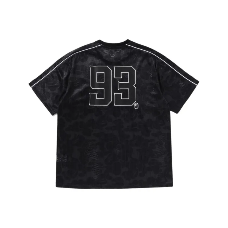 Bape Camo Stripe Baseball Logo Relaxed Fit Tee-1