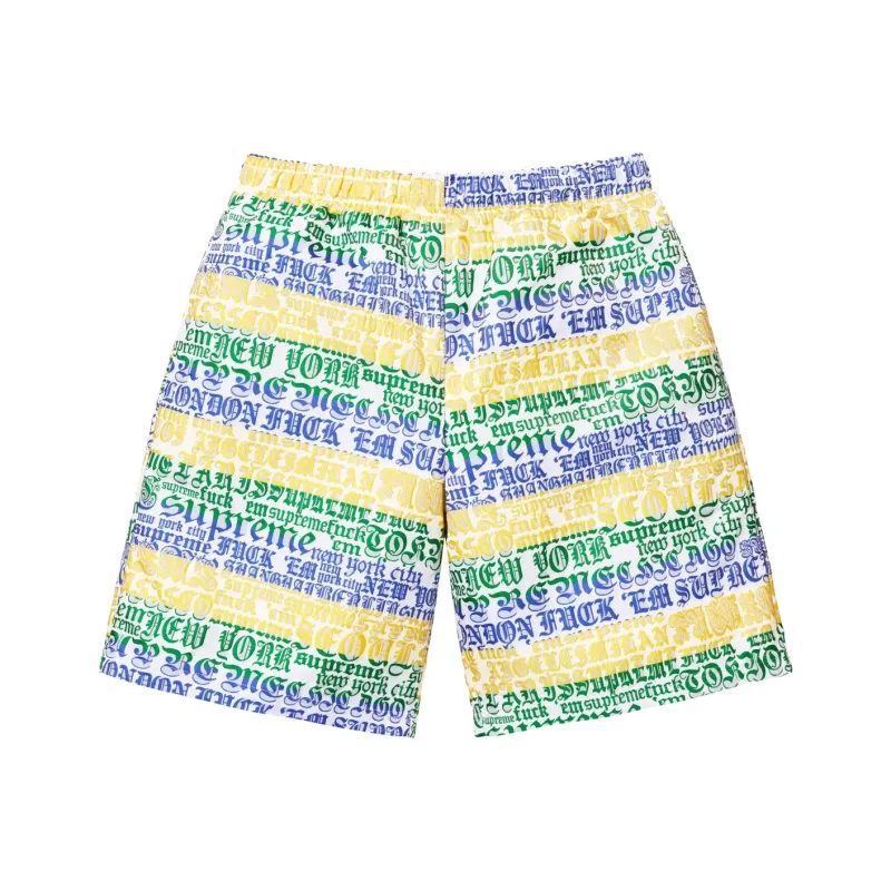 Supreme Cities Jacquard Short-3