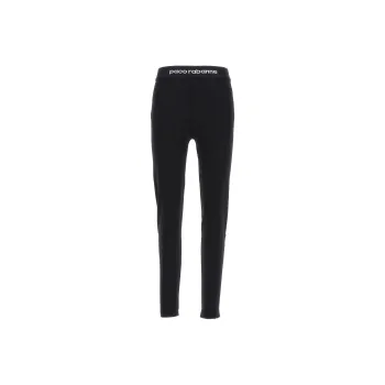 Paco Rabanne Logo Detailed High Waisted Leggings