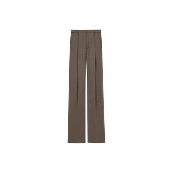 SAINT LAURENT Casual Pants Women's Light Brown